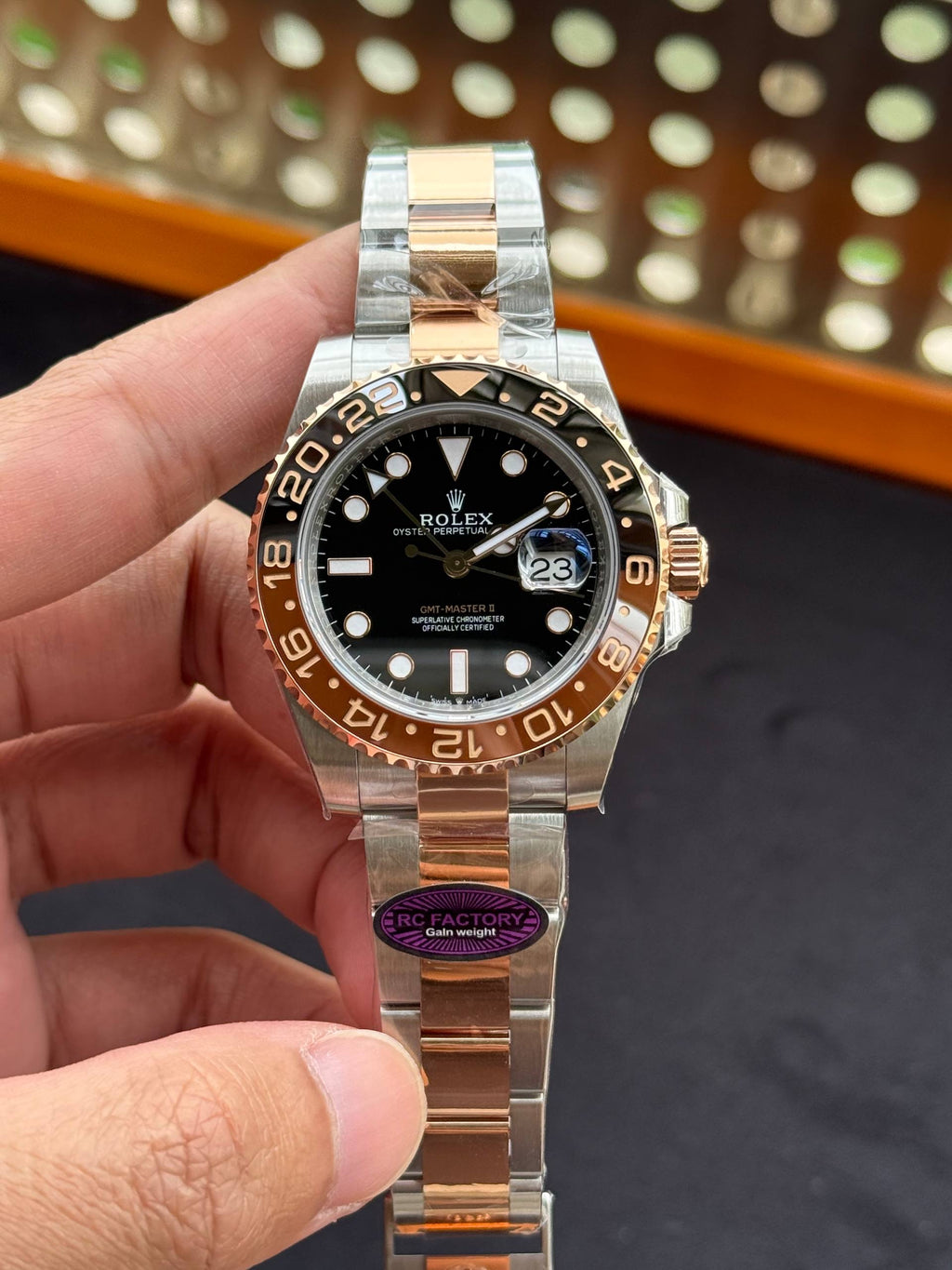 Rolex GMT Master II 126711 Rootbeer RC Factory Weight Gain Swiss Superclone Quality
