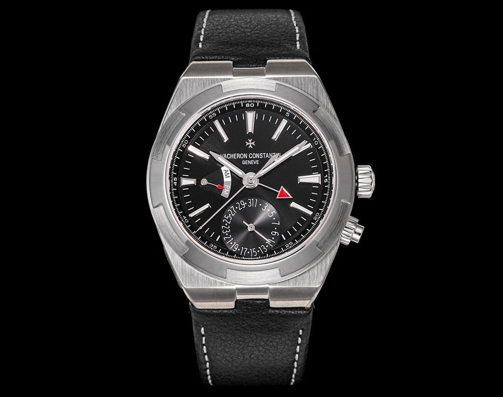 Vacheron Overseas Dual Time 7900v ss Black Lacquer Swiss Superclone