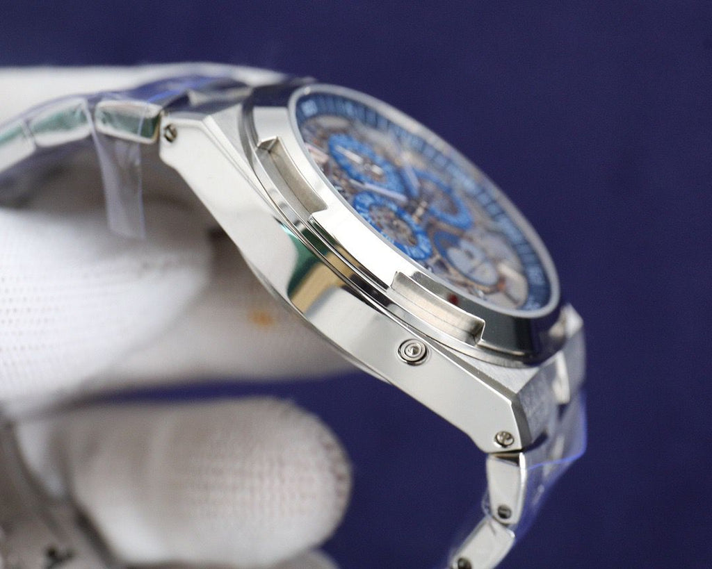Vacheron Constantin Overseas Perpetual Calendar Ultra-Thin Skeleton Blue Swiss Superclone