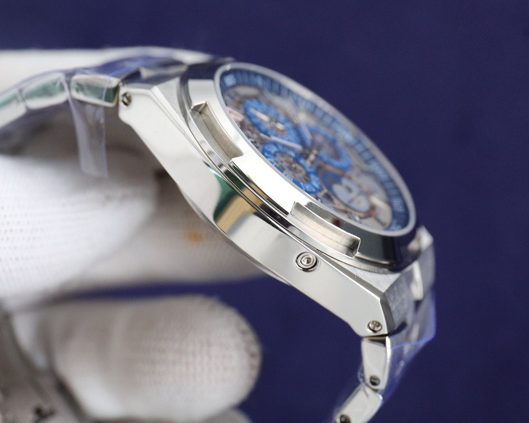 Vacheron Constantin Overseas Perpetual Calendar Ultra-Thin Skeleton Blue Swiss Superclone