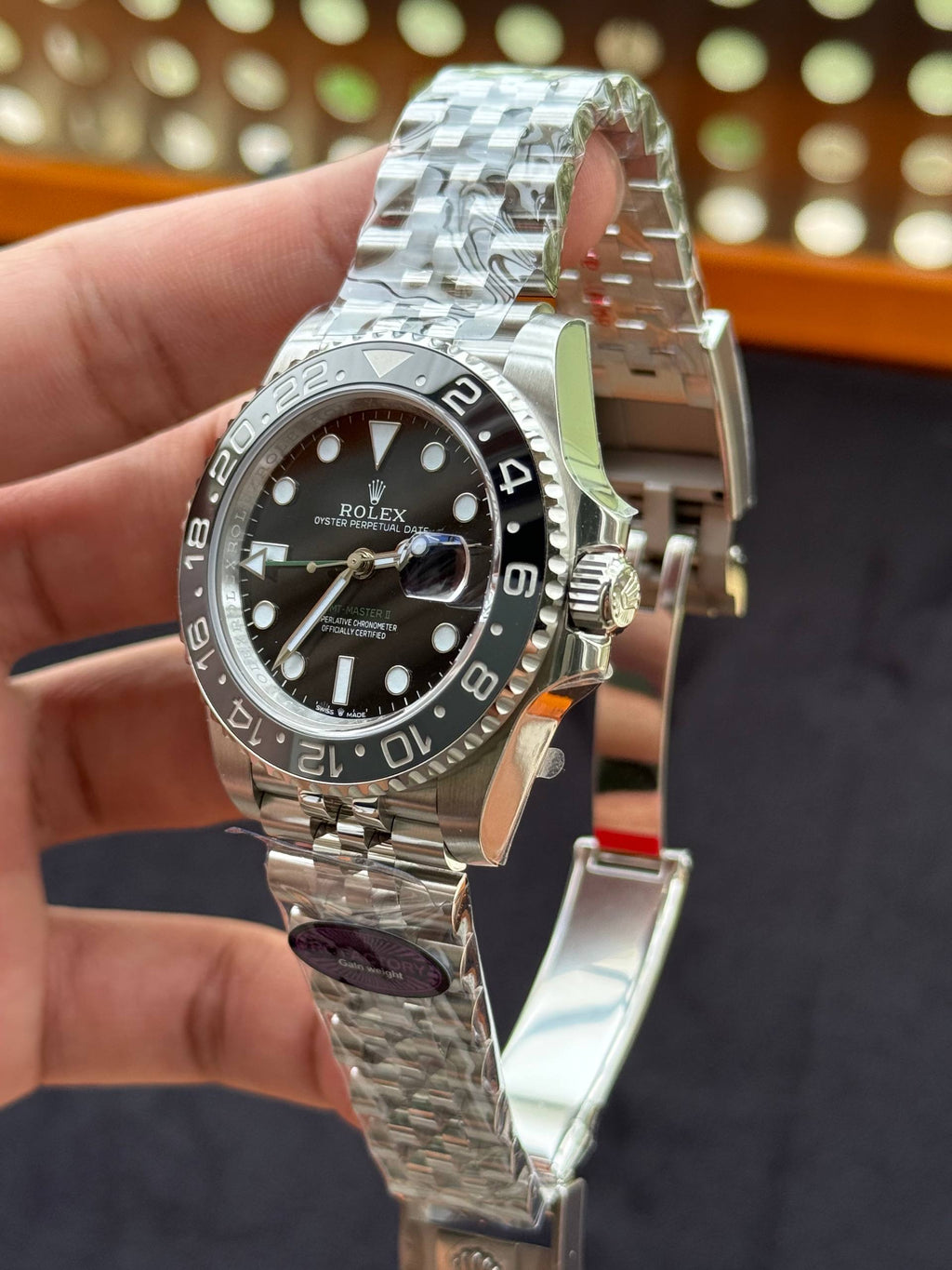 Rolex GMT Master II 126710 Bruce Wayne RC Factory Weight Gain Swiss Superclone Quality