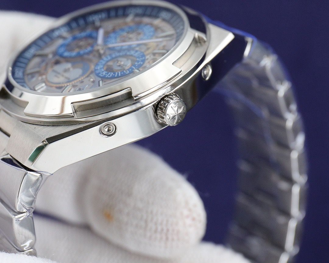 Vacheron Constantin Overseas Perpetual Calendar Ultra-Thin Skeleton Blue Swiss Superclone