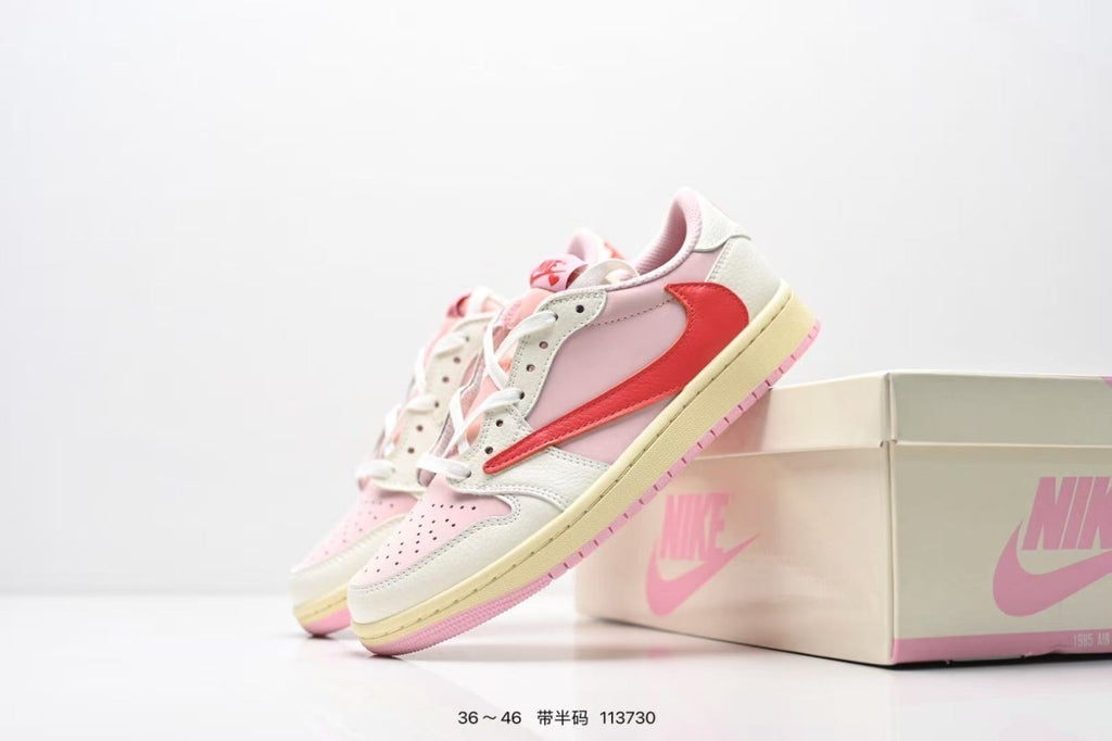 AIR JORDAN 1 RETRO LOW OG SP TRAVIS SCOTT SAIL TROPICAL PINK