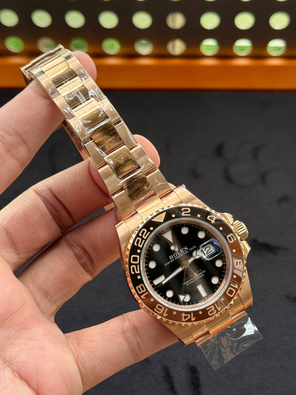 Rolex GMT Master II 126715 Rootbeer RC Factory Weight Gain Swiss Superclone Quality