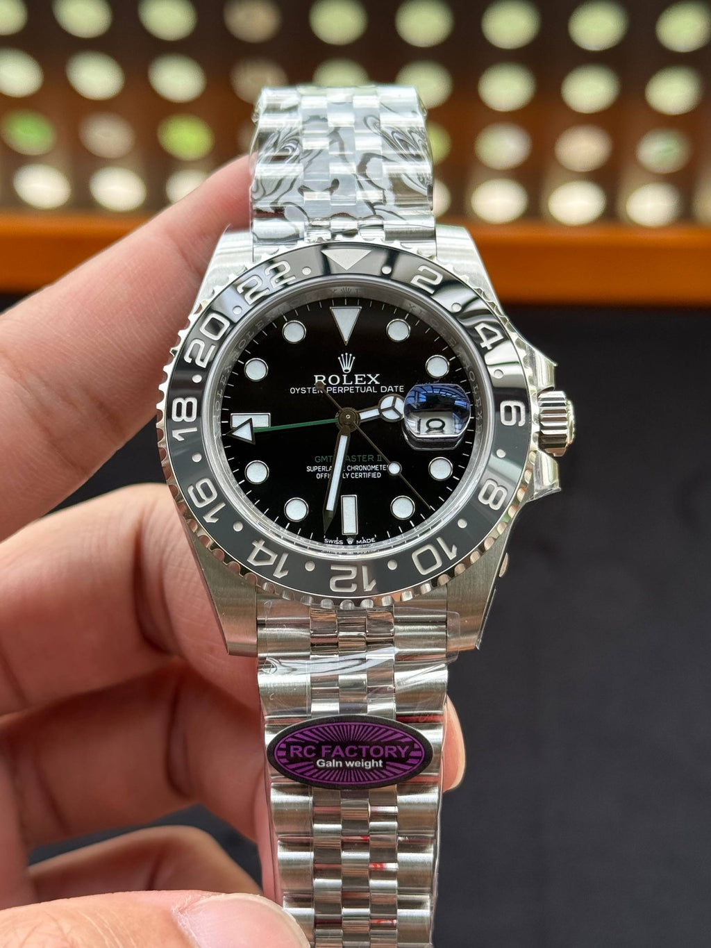 Rolex GMT Master II 126710 Bruce Wayne RC Factory Weight Gain Swiss Superclone Quality