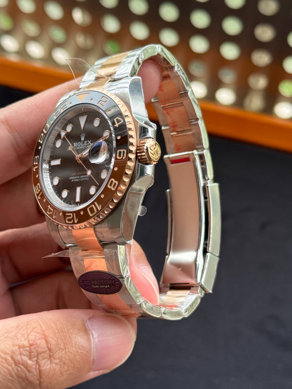 Rolex GMT Master II 126711 Rootbeer RC Factory Weight Gain Swiss Superclone Quality