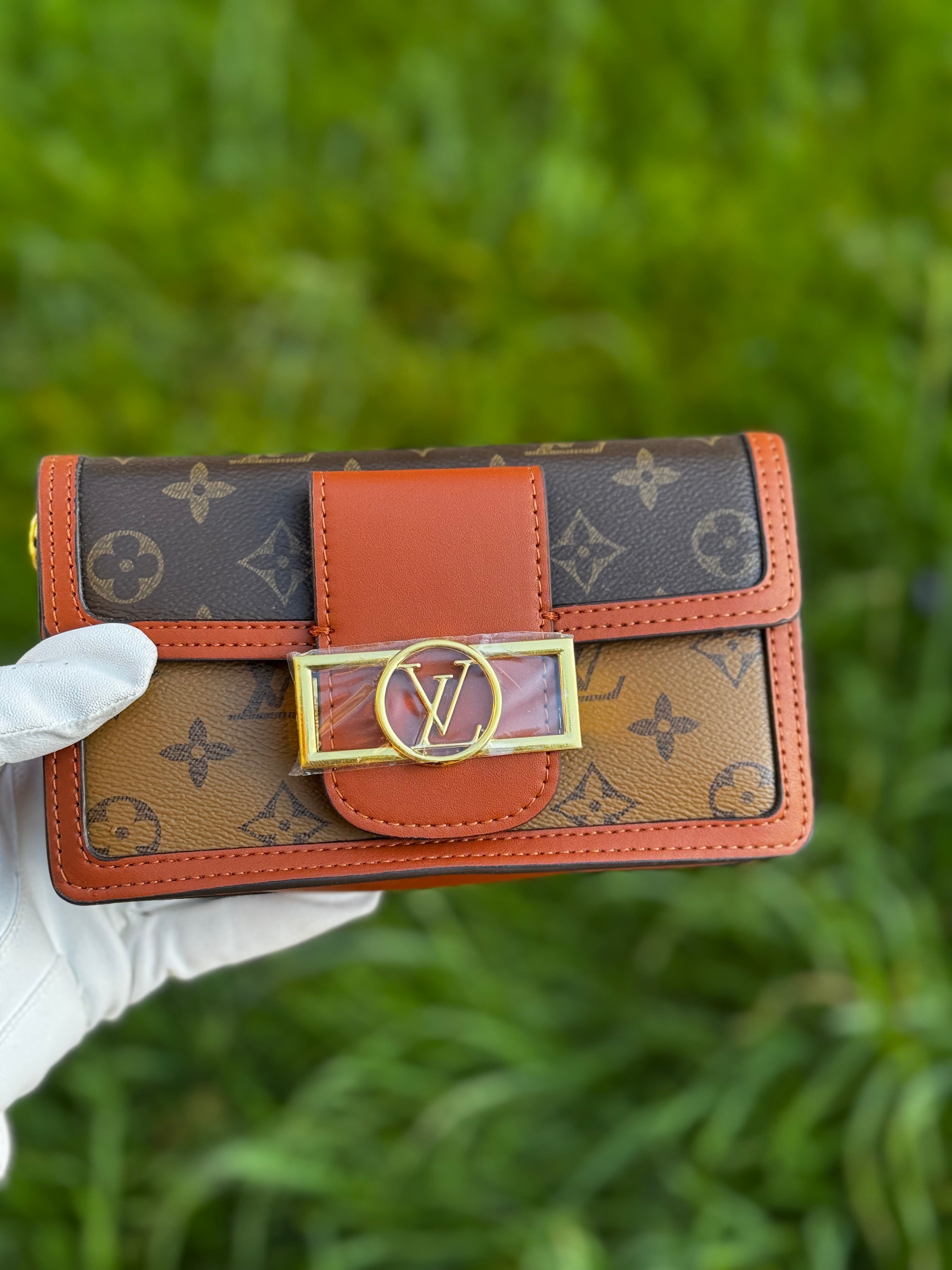 Louis Vuitton Monogram Reverse Dauphine Wallet on Chain