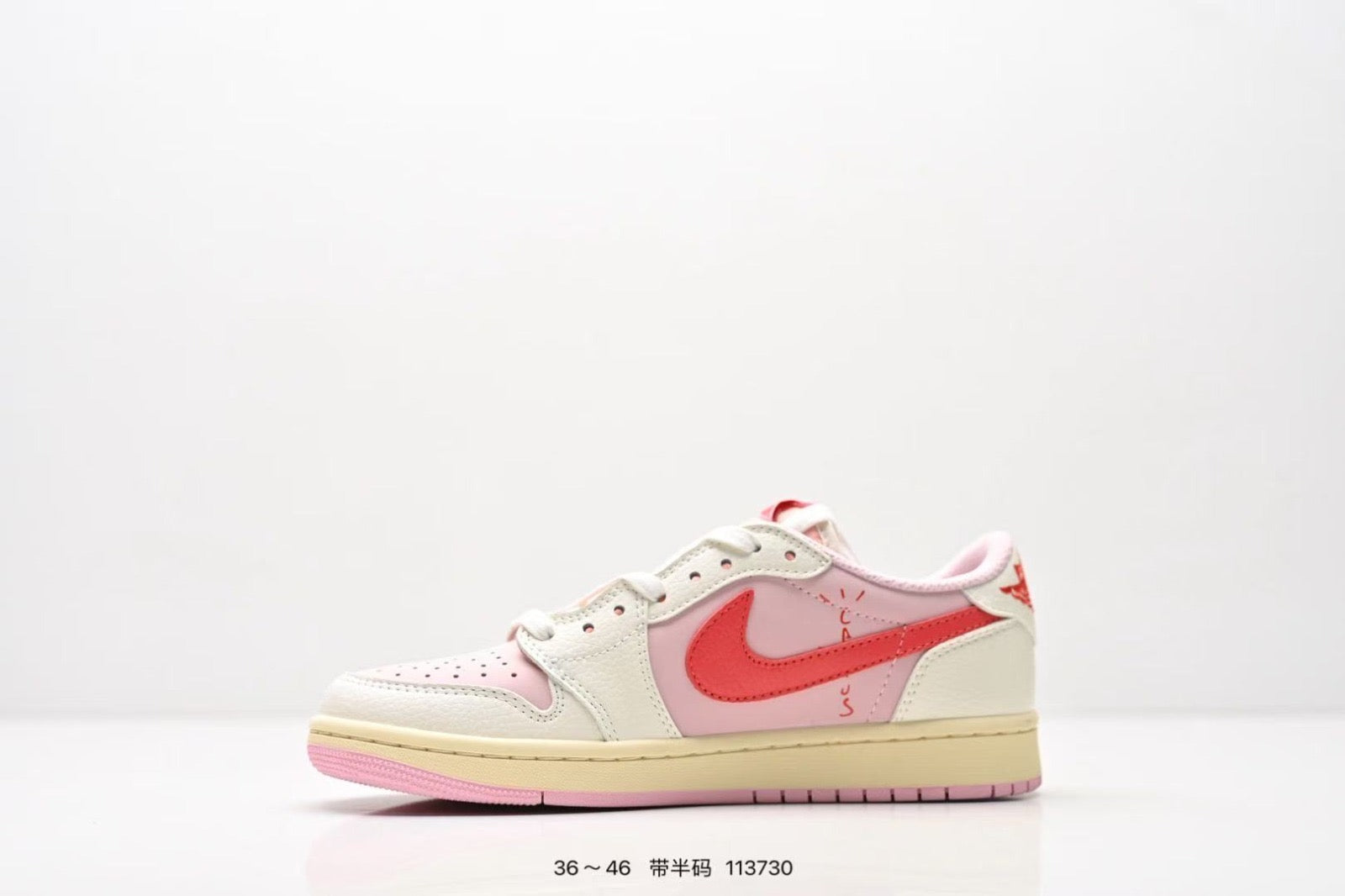 AIR JORDAN 1 RETRO LOW OG SP TRAVIS SCOTT SAIL TROPICAL PINK
