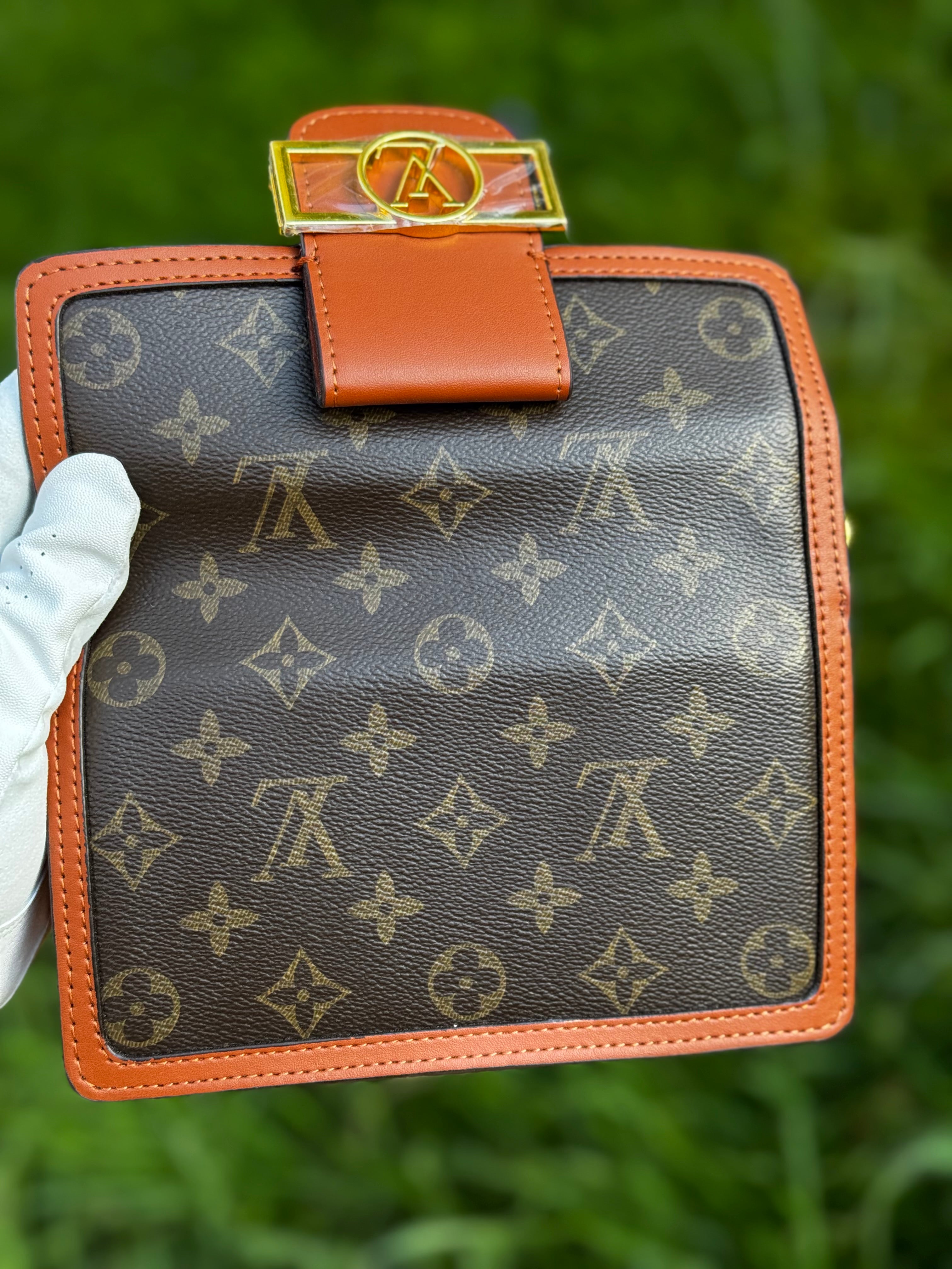 Louis Vuitton Monogram Reverse Dauphine Wallet on Chain