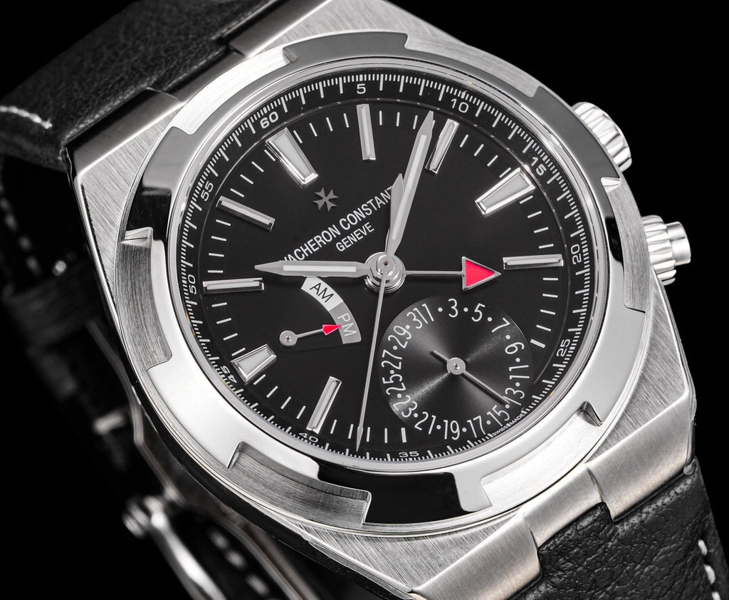 Vacheron Overseas Dual Time 7900v ss Black Lacquer Swiss Superclone