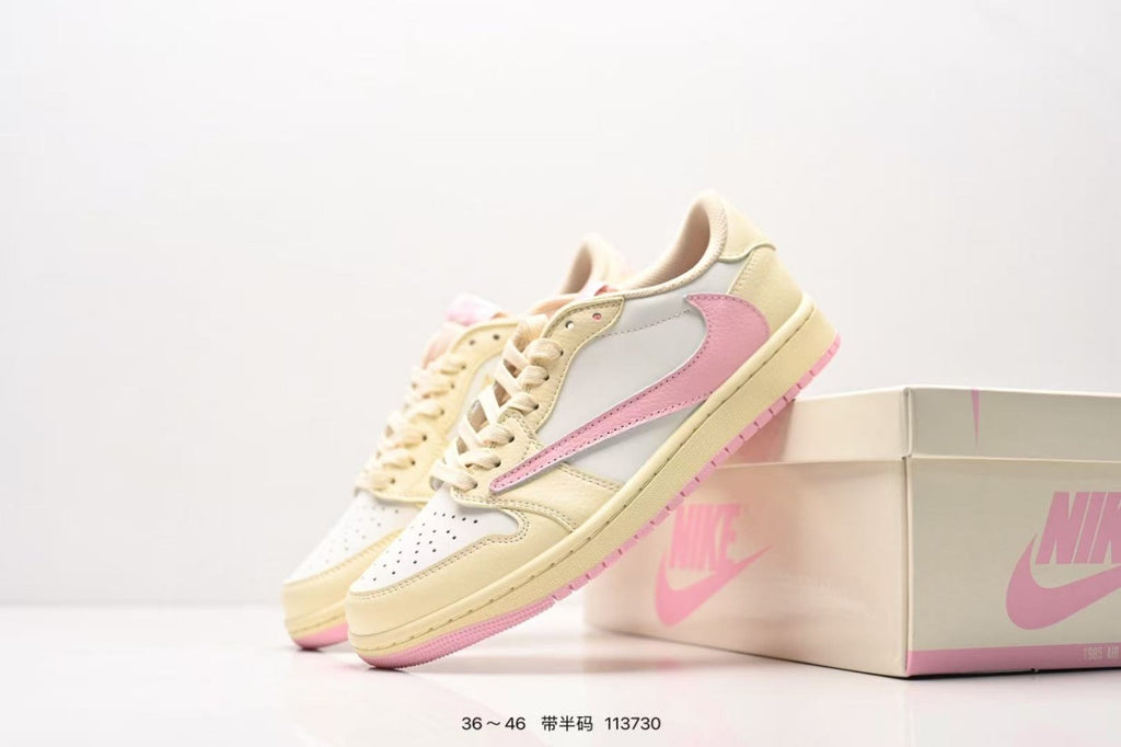 AIR JORDAN 1 RETRO LOW OG SP TRAVIS SCOTT SAIL TROPICAL PINK