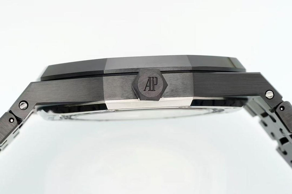 Audemars Piguet Swiss Superclone Quality Custom Black PVD Black Dial 15400ST