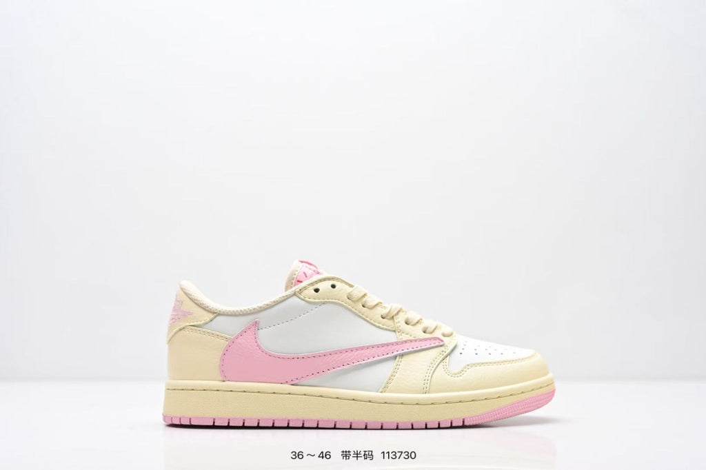 AIR JORDAN 1 RETRO LOW OG SP TRAVIS SCOTT SAIL TROPICAL PINK