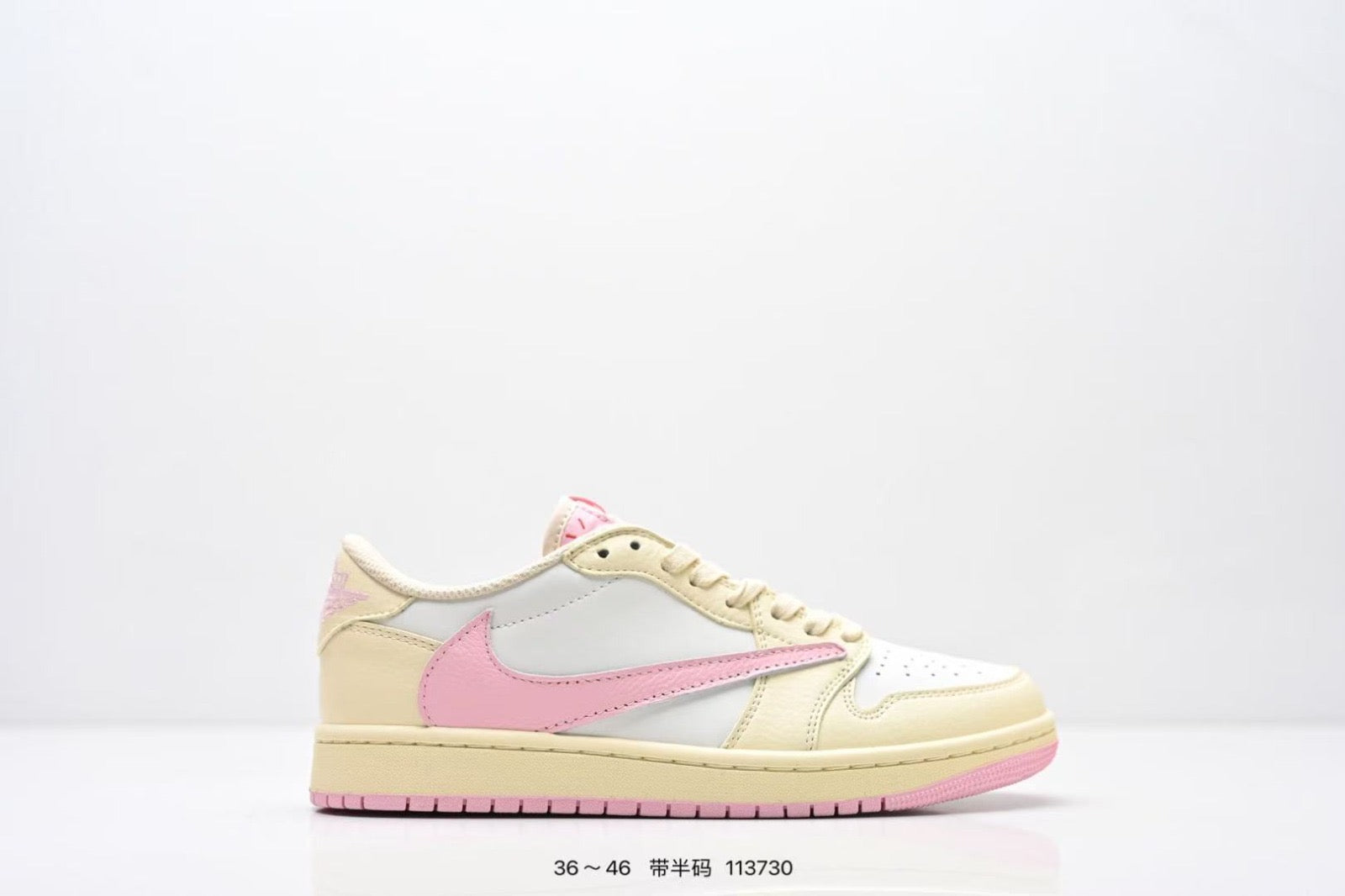 AIR JORDAN 1 RETRO LOW OG SP TRAVIS SCOTT SAIL TROPICAL PINK