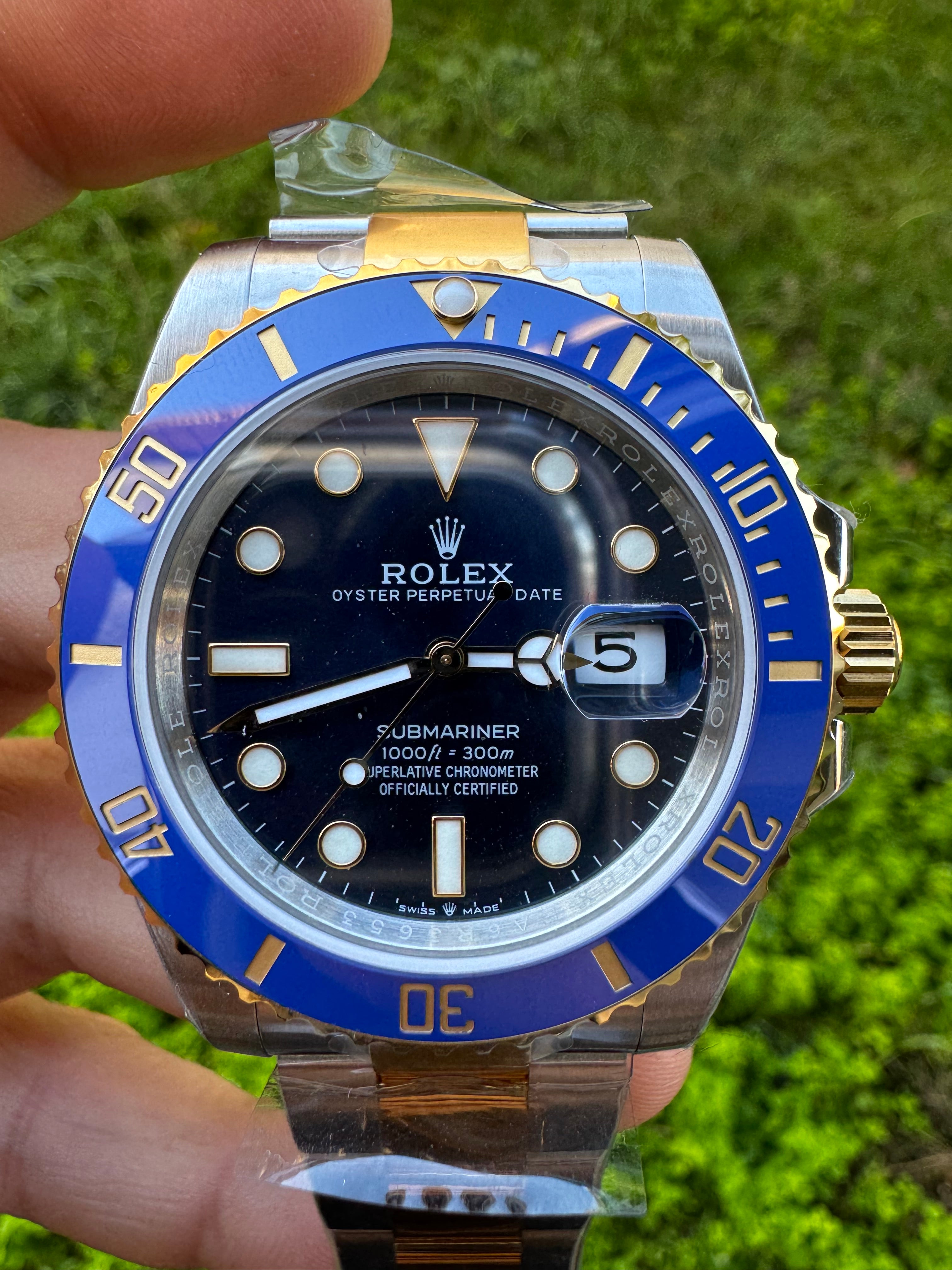 Rolex Submariner Blueshy Two Tone 41’ 126610 3A+ Quality