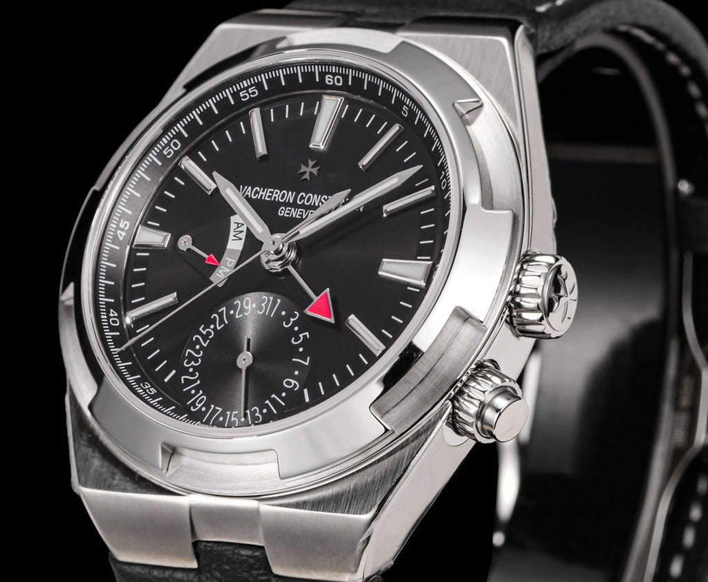 Vacheron Overseas Dual Time 7900v ss Black Lacquer Swiss Superclone