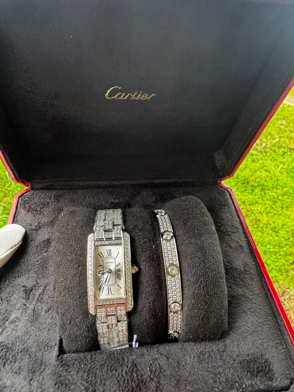 Cartier 3A+ Quality Tank Americaine Full icedout