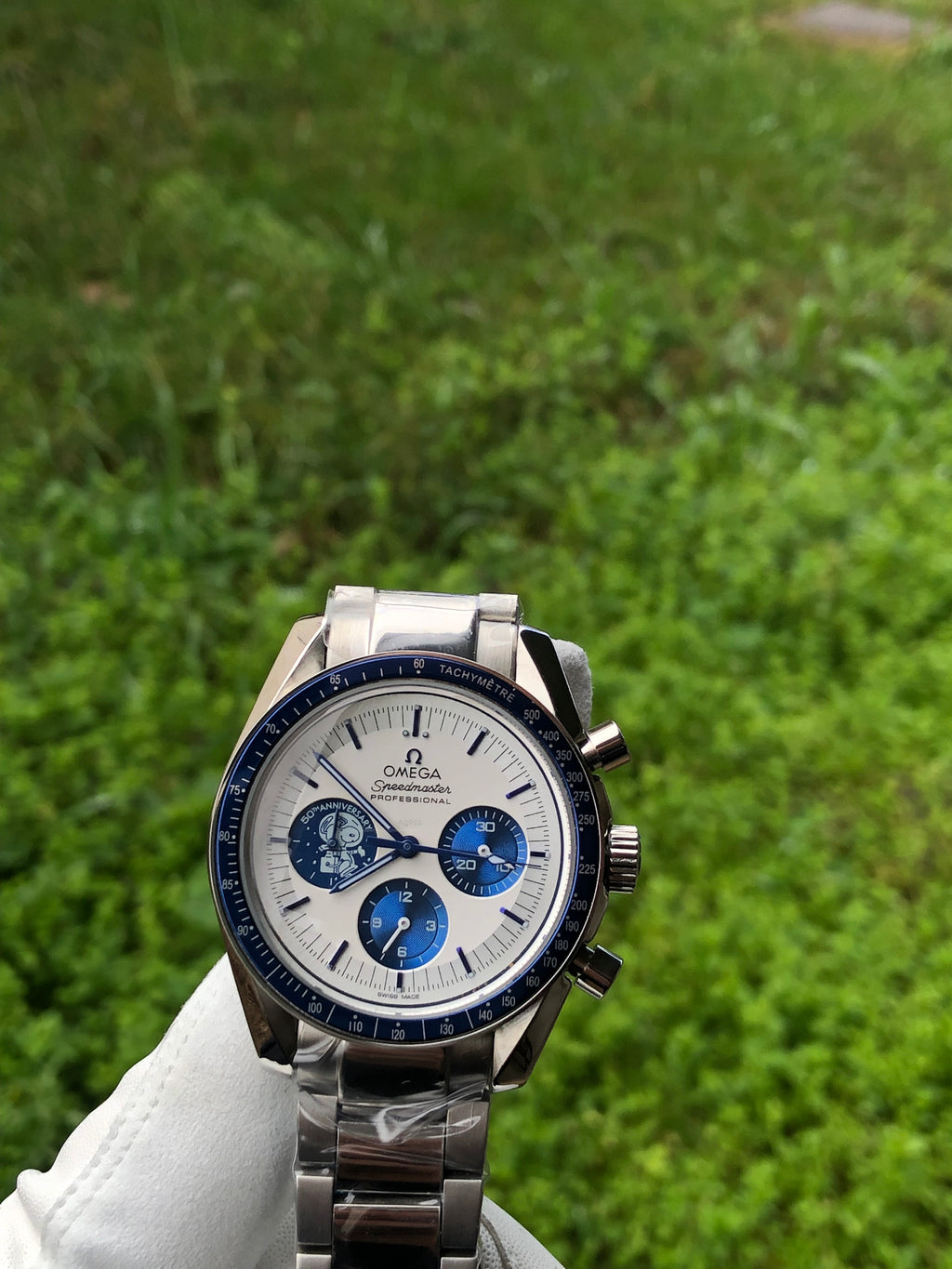 Omega Speedmaster Moonwatch Professional "Silver Snoopy Award" 50th Anniversary 42’ 3A+ Quality