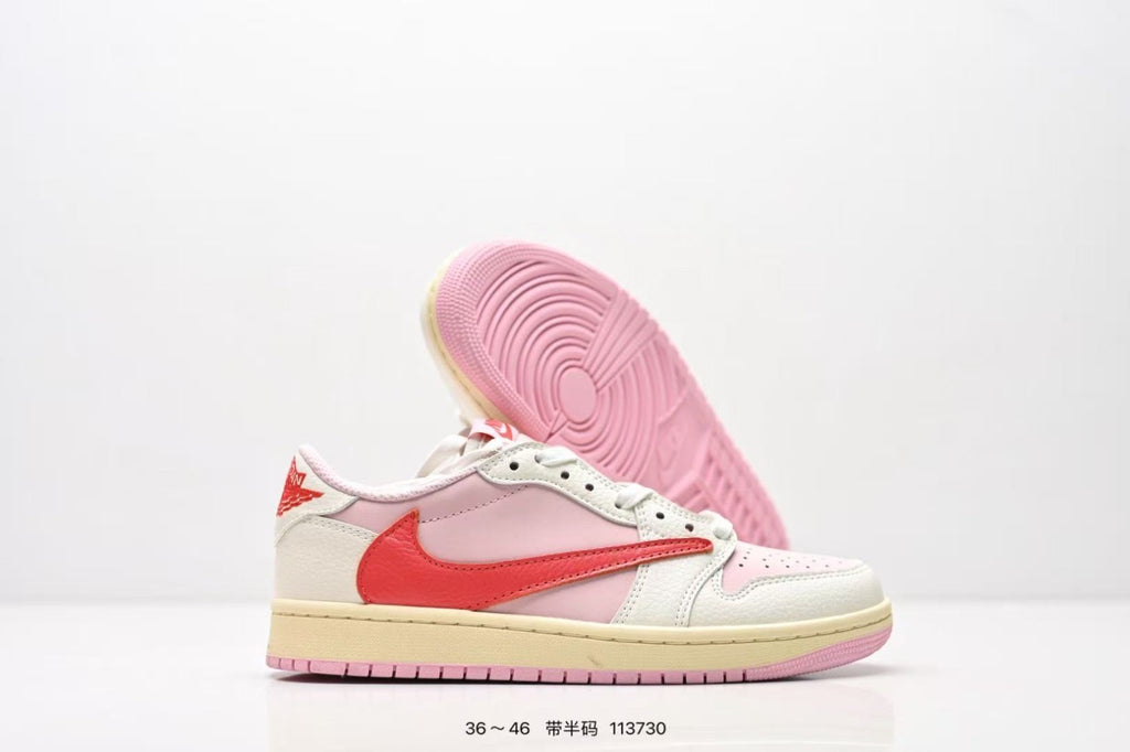 AIR JORDAN 1 RETRO LOW OG SP TRAVIS SCOTT SAIL TROPICAL PINK
