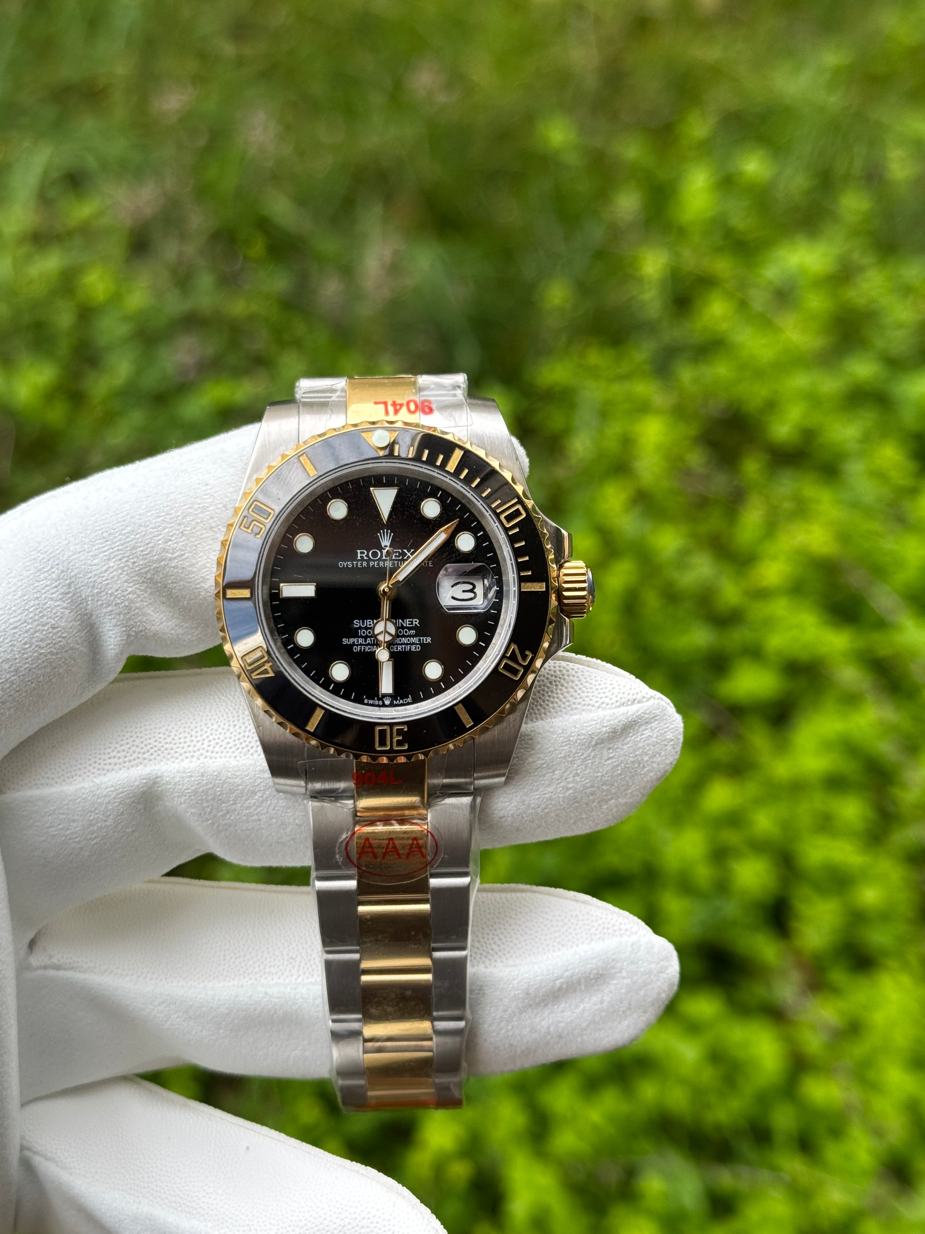 Rolex Submariner Black Two Tone 41’ 126610 3A+ Quality