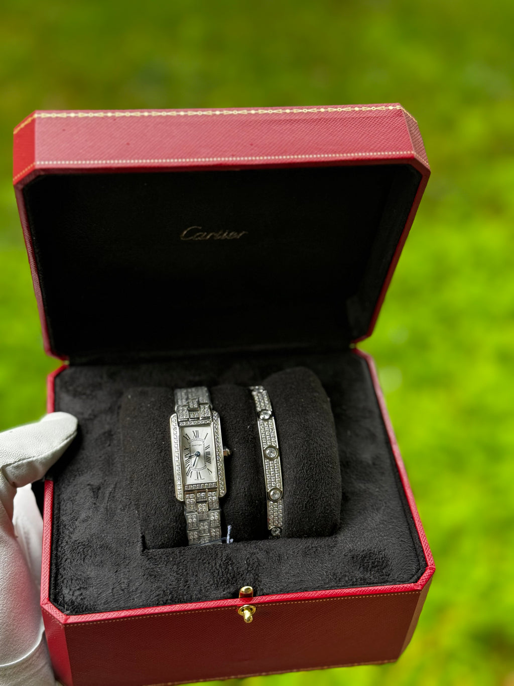 Cartier 3A+ Quality Tank Americaine Full icedout