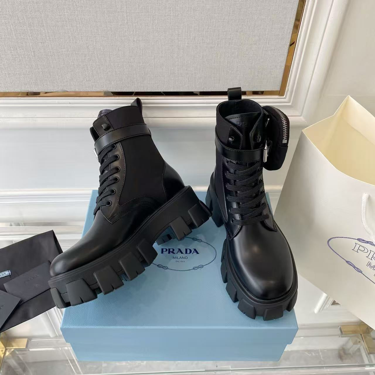 Prada Shoes Boots Monolith