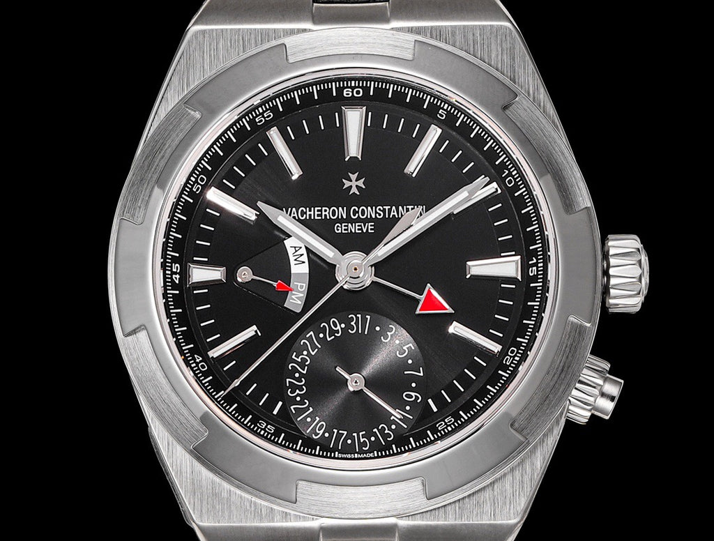Vacheron Overseas Dual Time 7900v ss Black Lacquer Swiss Superclone