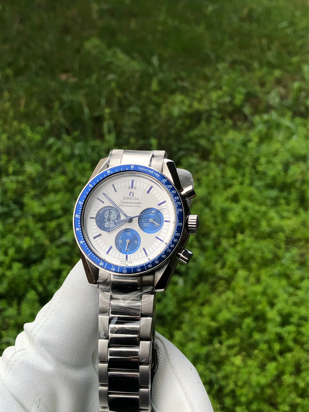 Omega Speedmaster Moonwatch Professional "Silver Snoopy Award" 50th Anniversary 42’ 3A+ Quality
