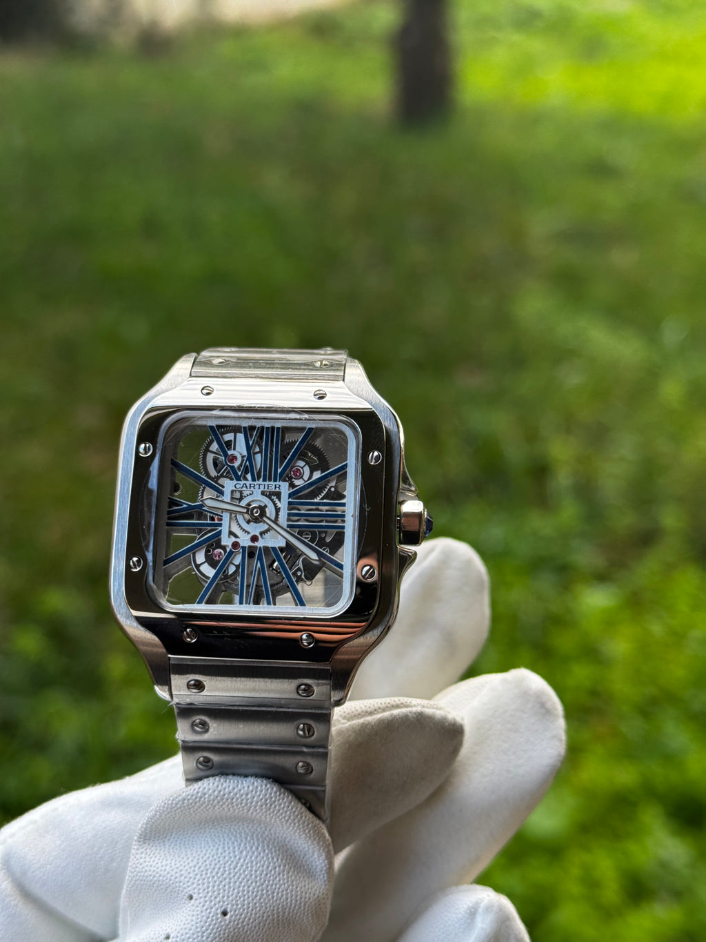 Cartier 3A+ Quality Santos De Cartier Skeleton
