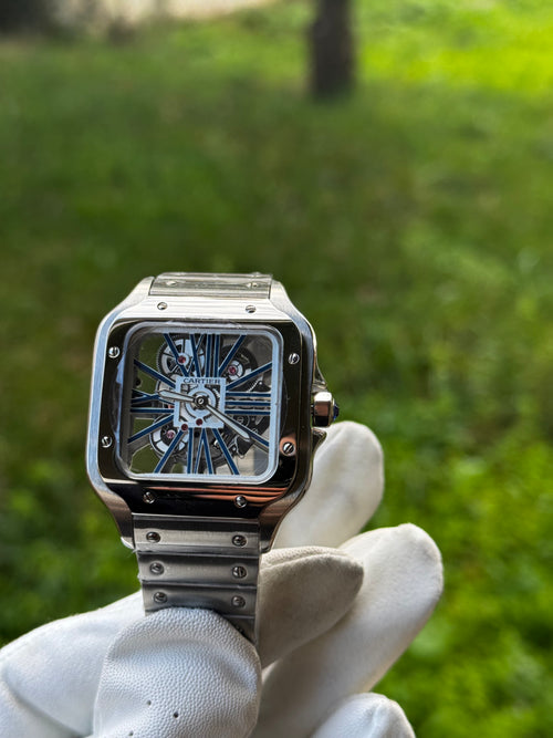 Cartier 3A+ Quality Santos De Cartier Skeleton
