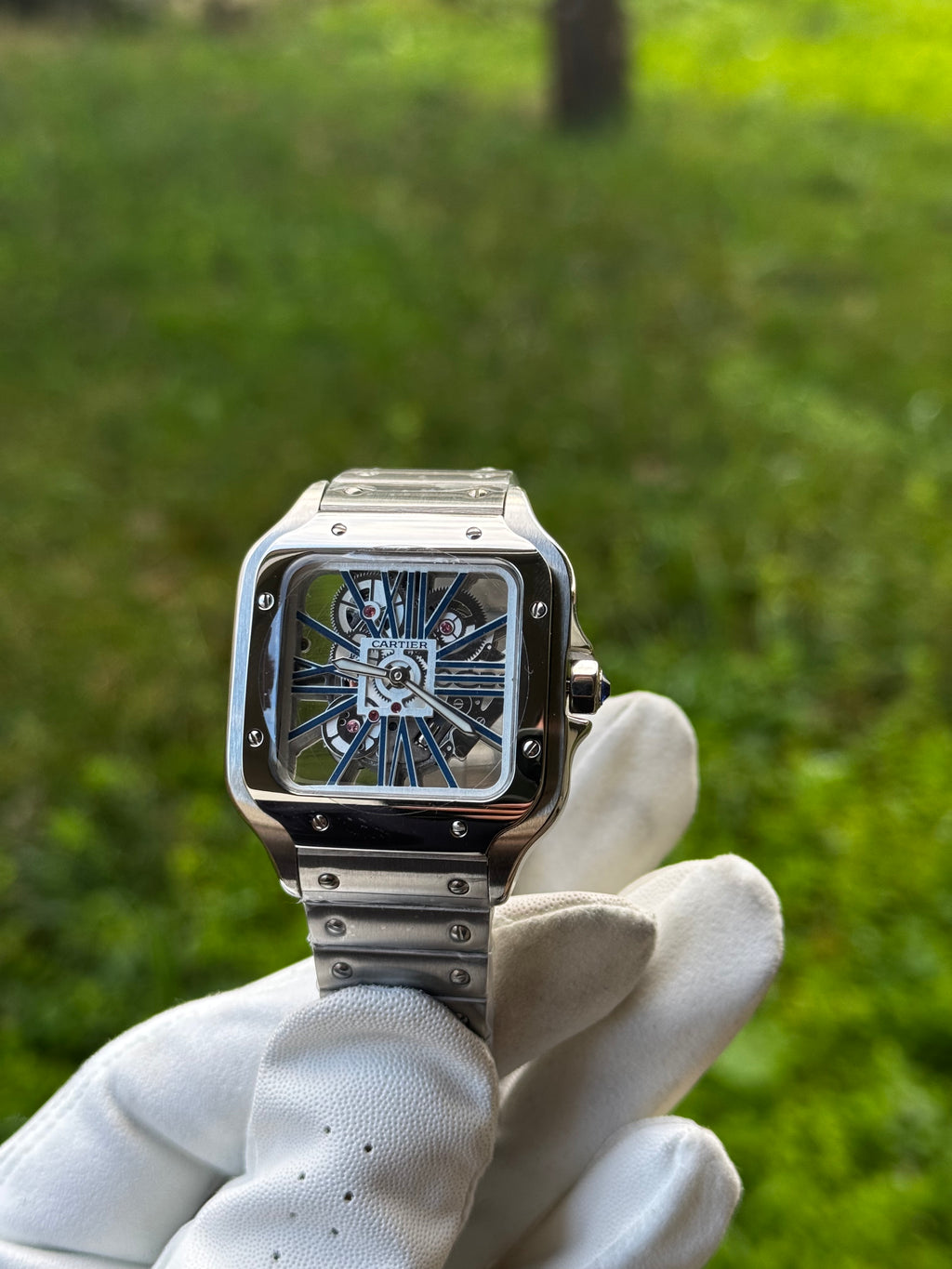 Cartier 3A+ Quality Santos De Cartier Skeleton