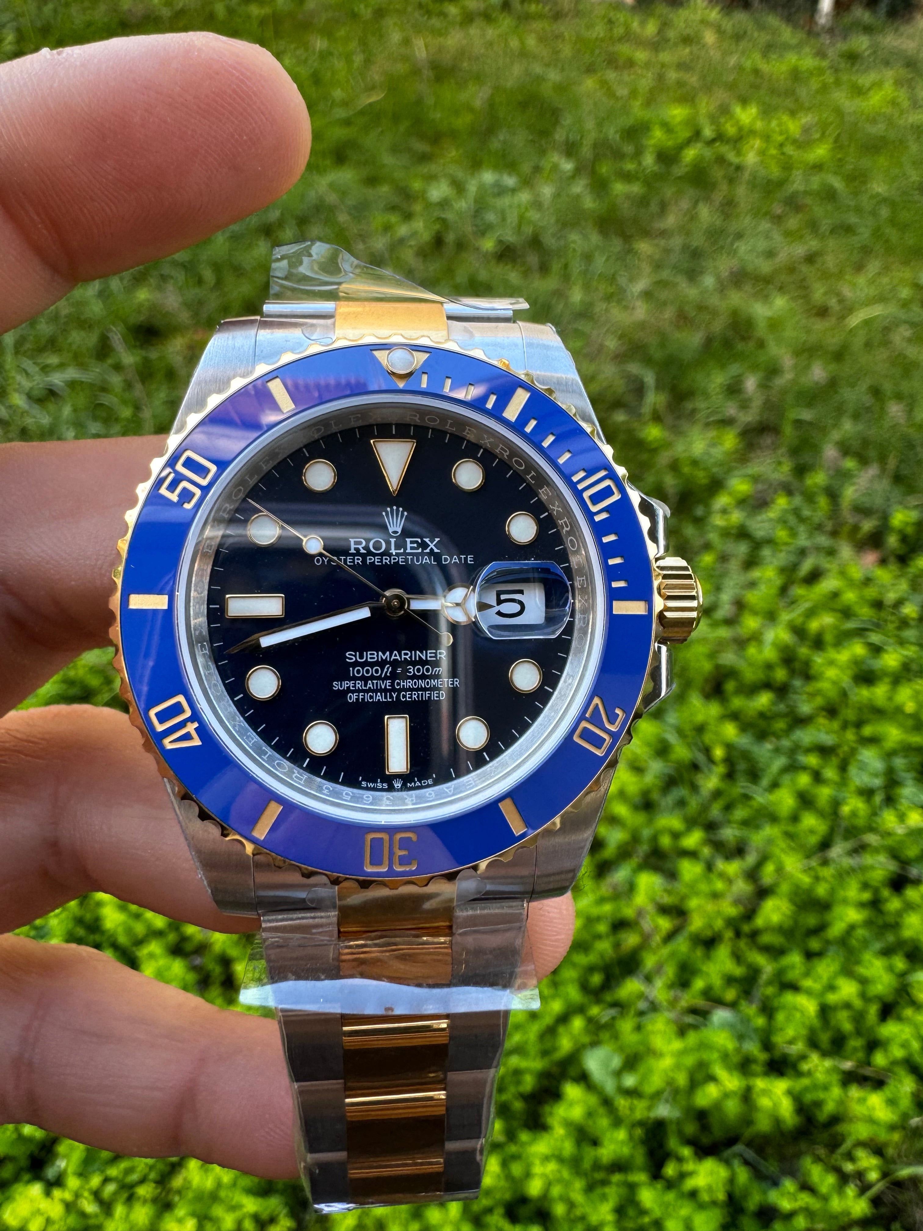 Rolex Submariner Blueshy Two Tone 41’ 126610 3A+ Quality