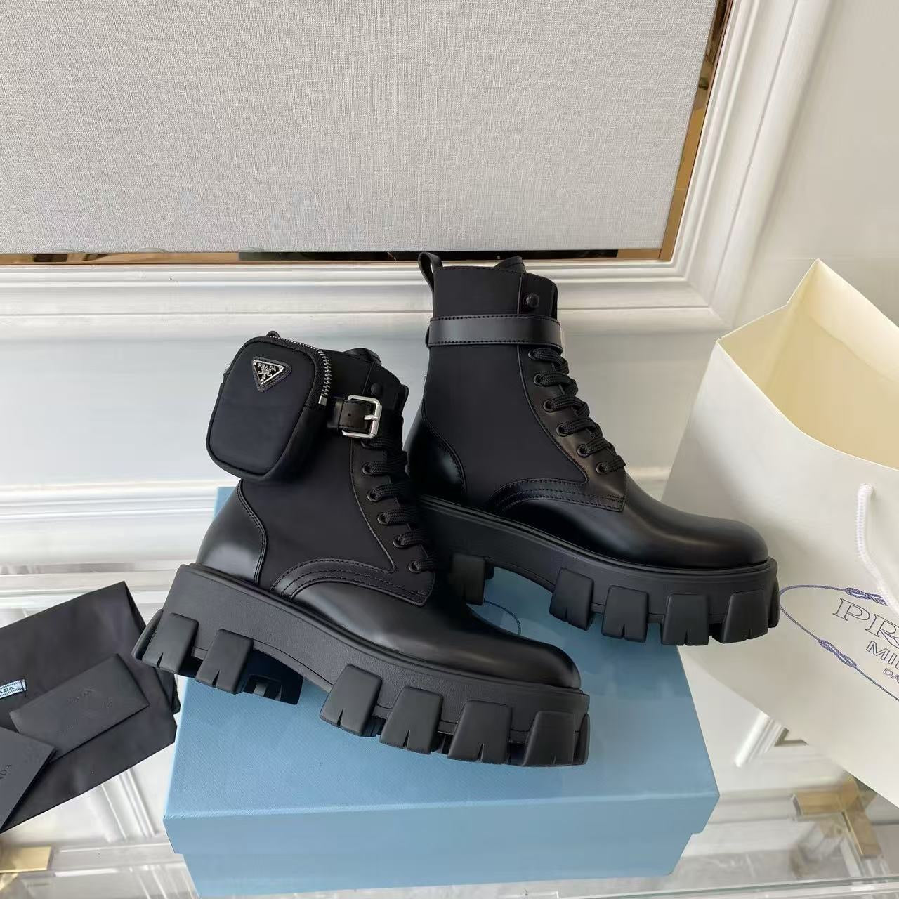 Prada Shoes Boots Monolith