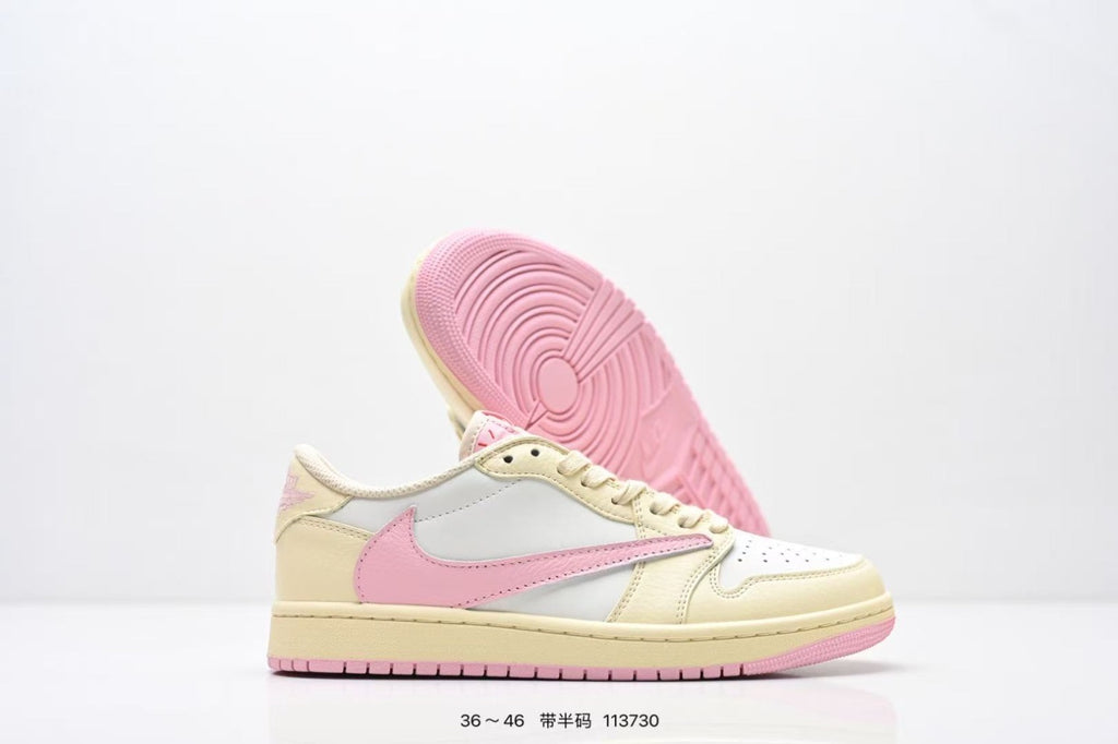 AIR JORDAN 1 RETRO LOW OG SP TRAVIS SCOTT SAIL TROPICAL PINK