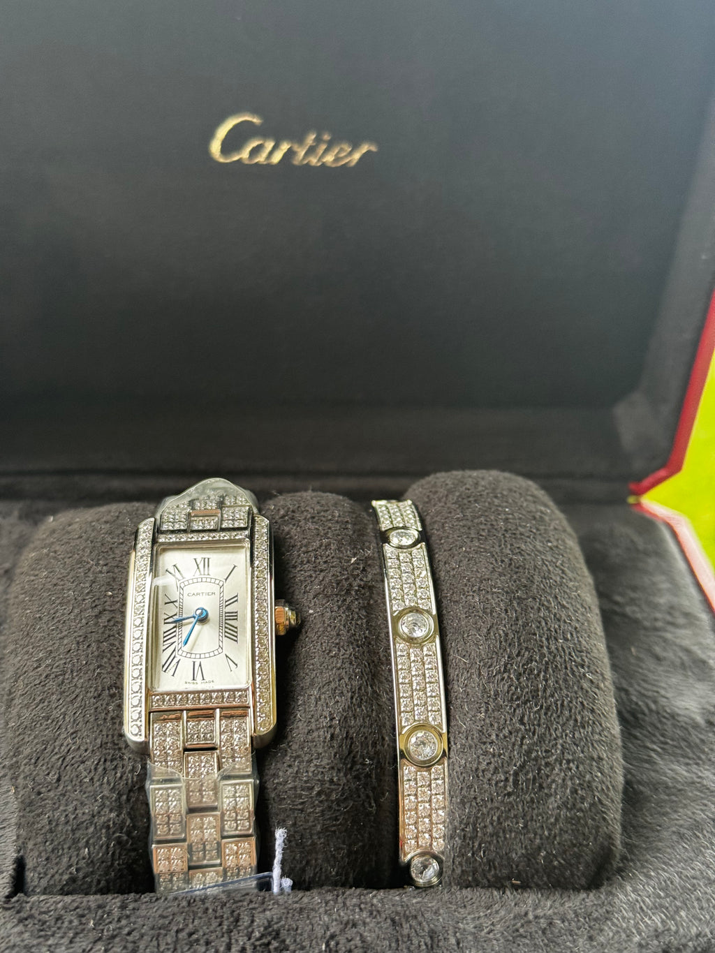 Cartier 3A+ Quality Tank Americaine Full icedout