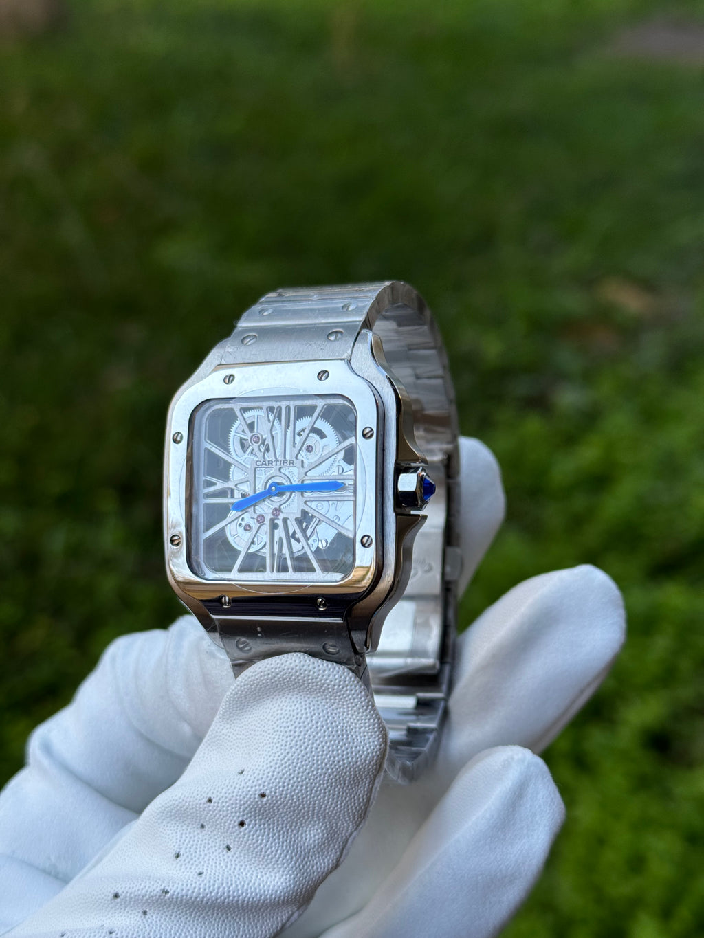 Cartier 3A+ Quality Santos De Cartier Skeleton