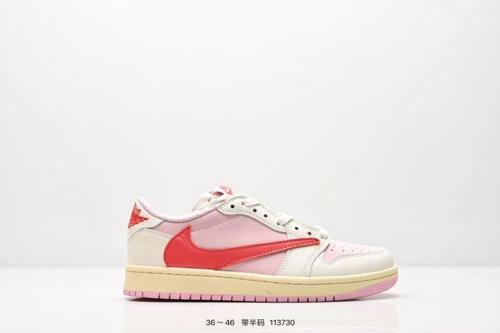 AIR JORDAN 1 RETRO LOW OG SP TRAVIS SCOTT SAIL TROPICAL PINK