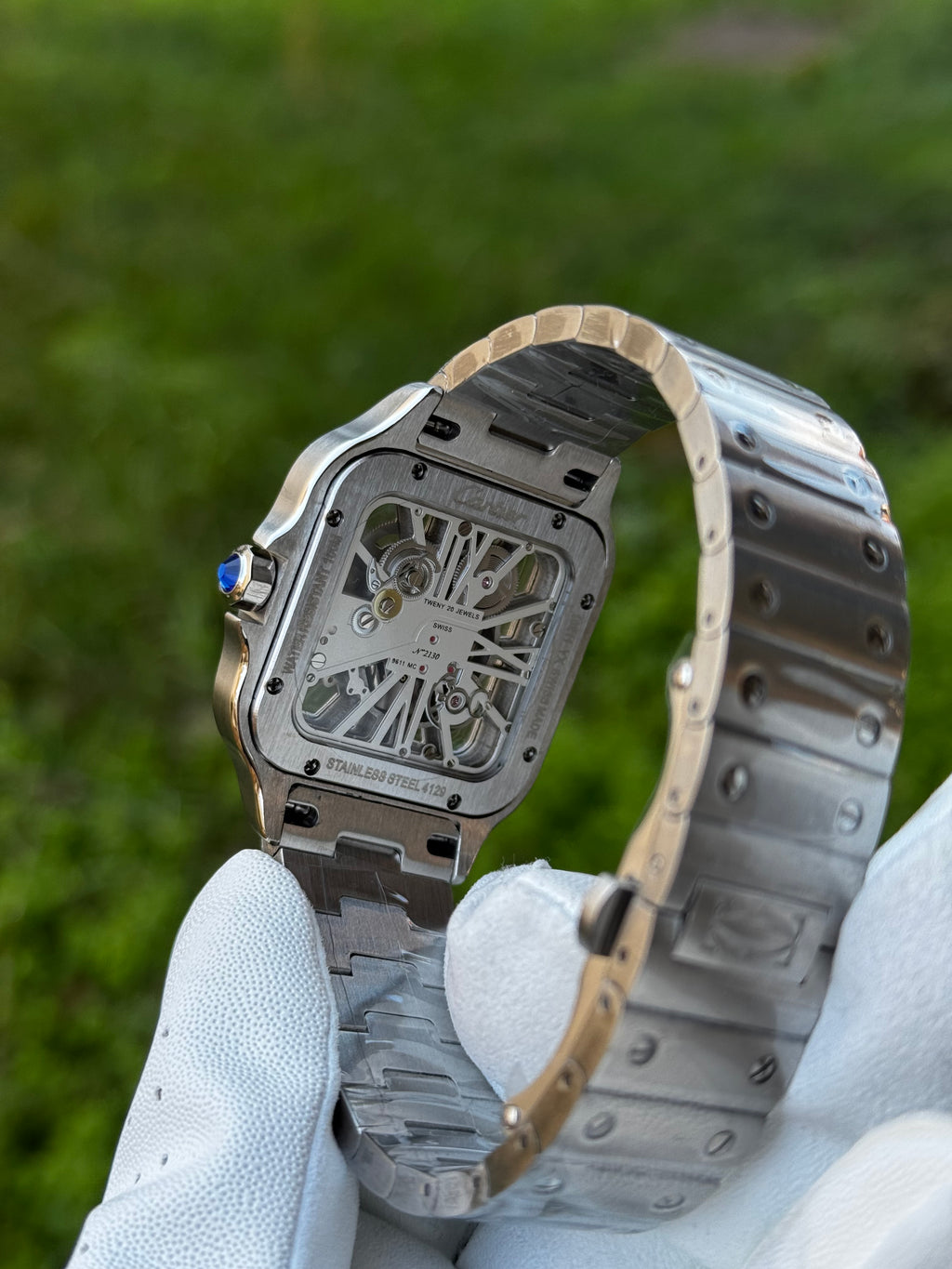 Cartier 3A+ Quality Santos De Cartier Skeleton
