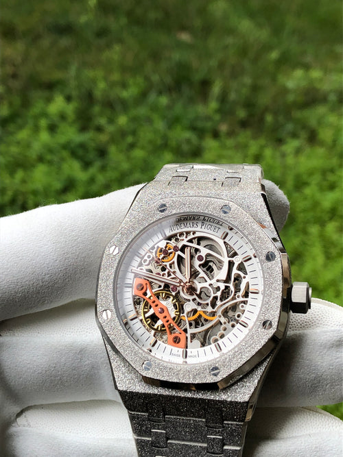 Audemars Piguet 3A+ Quality Royal Oak 41’ Frosted Skeleton