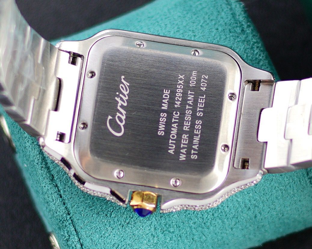 Cartier Yellow Tow Tone Gold Full icedout Diamonds
