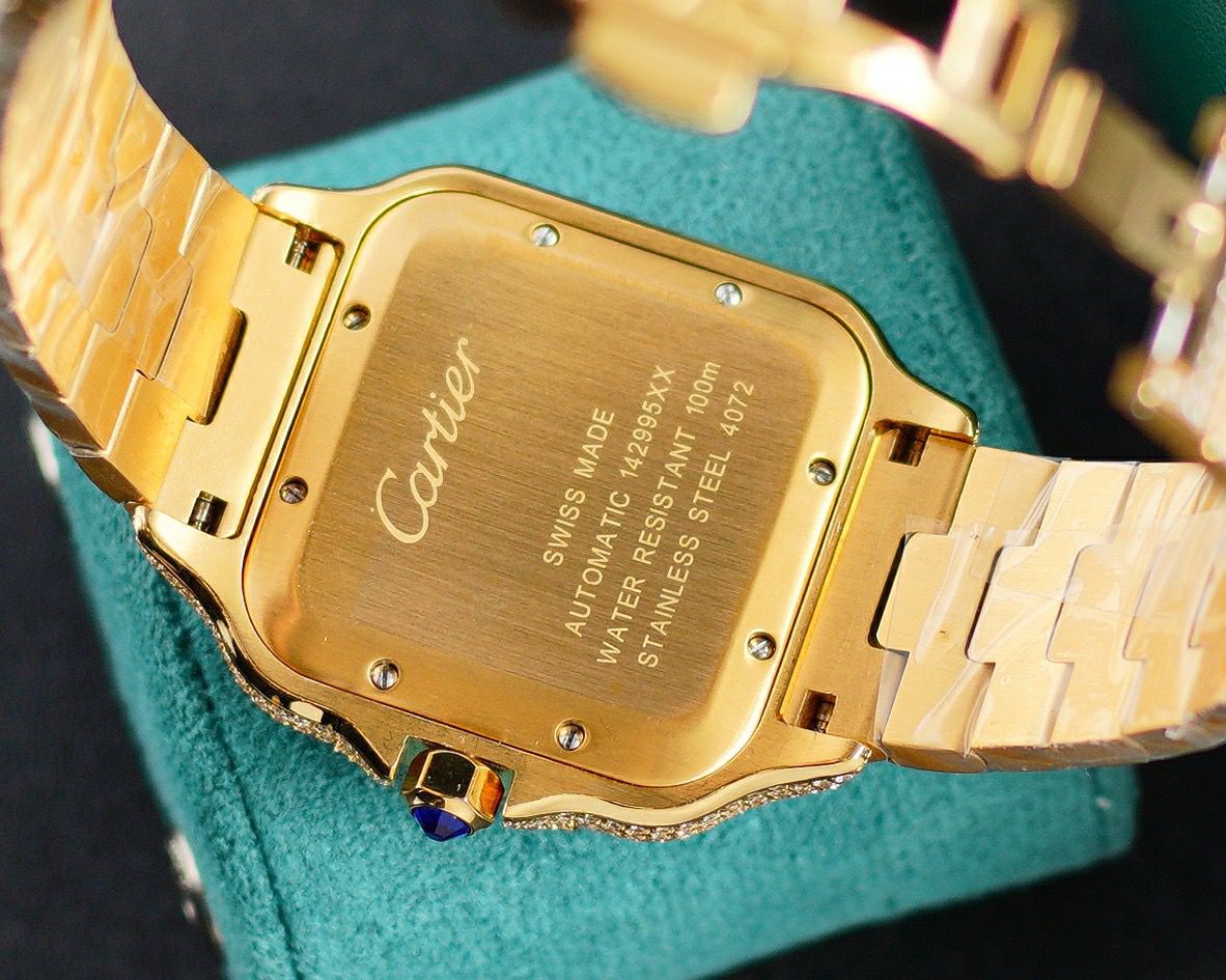 Cartier Yellow Gold Full icedout Diamonds