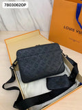 Louis Vuitton Mens Bag Black Trio Messenger