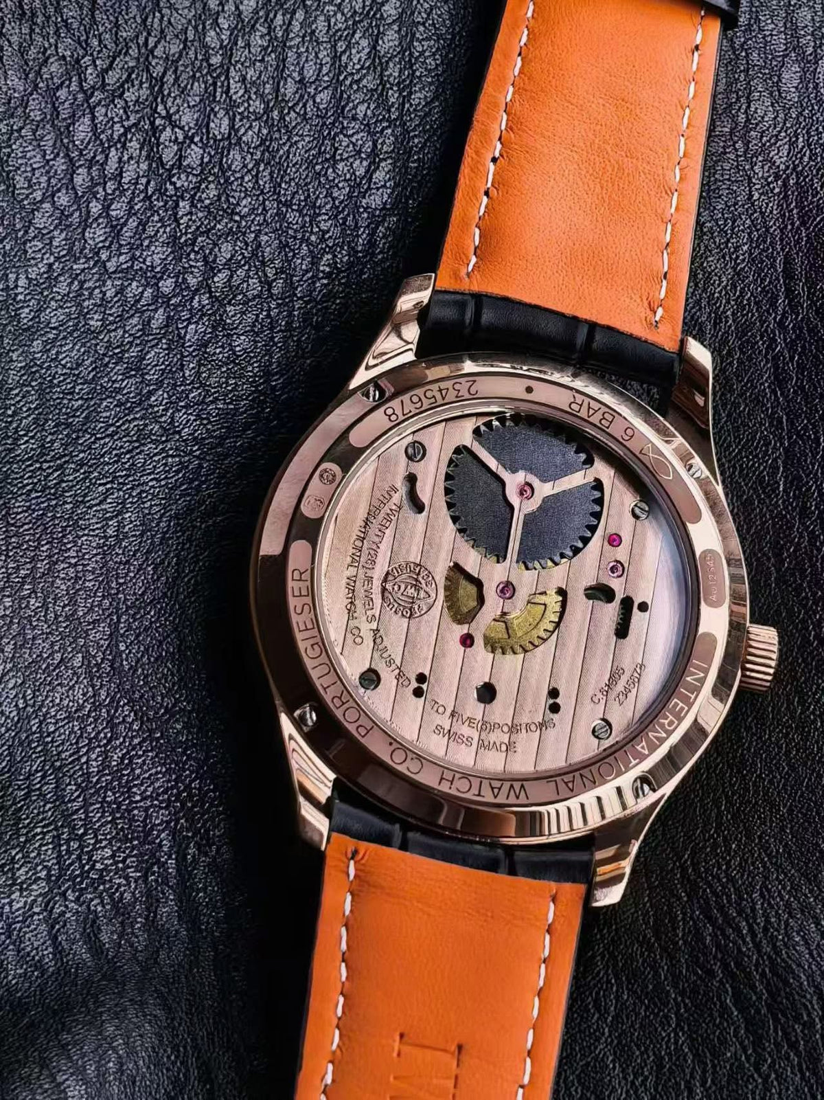 IWC Portugieser Hand-Wound Tourbillon Day & Night Rf IW545901 Swiss Superclone